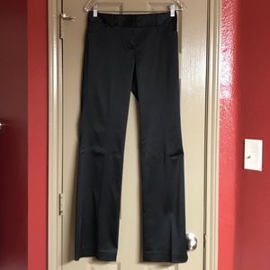 Express Design Studio Black Satin Editor Pants